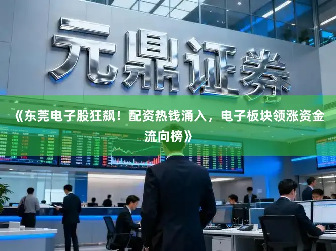 《东莞电子股狂飙！配资热钱涌入，电子板块领涨资金流向榜》