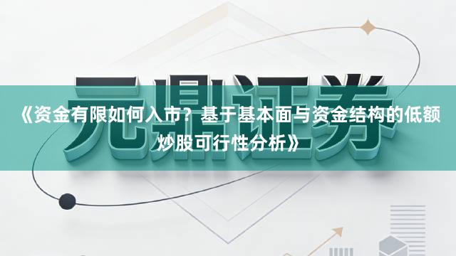 《资金有限如何入市？基于基本面与资金结构的低额炒股可行性分析》
