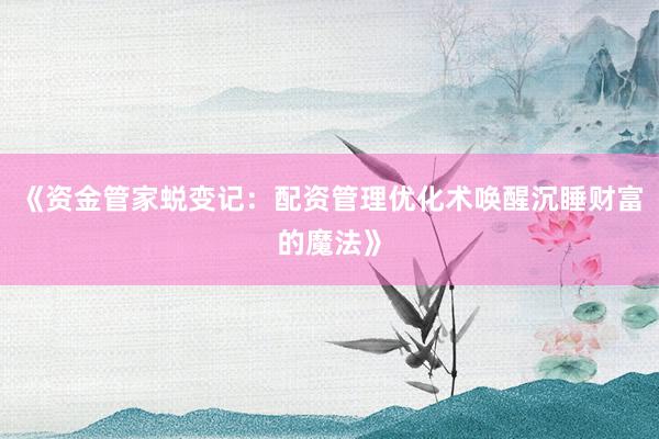 《资金管家蜕变记：配资管理优化术唤醒沉睡财富的魔法》