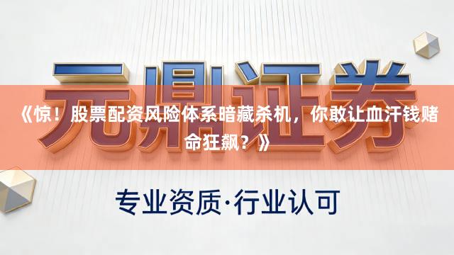 《惊！股票配资风险体系暗藏杀机，你敢让血汗钱赌命狂飙？》