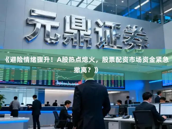《避险情绪骤升！A股热点熄火，股票配资市场资金紧急撤离？》