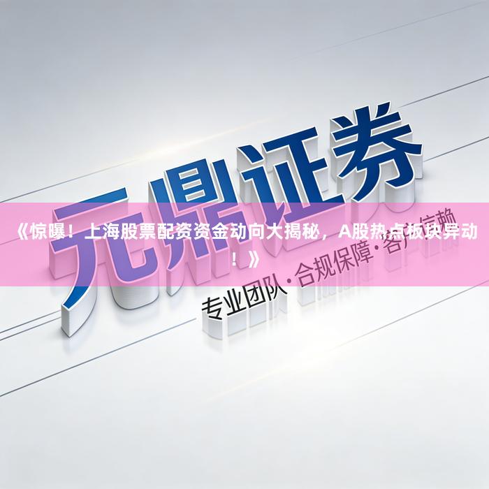 《惊曝！上海股票配资资金动向大揭秘，A股热点板块异动！》