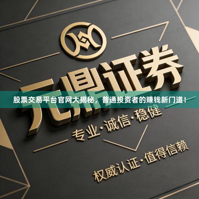 股票交易平台官网大揭秘，普通投资者的赚钱新门道！